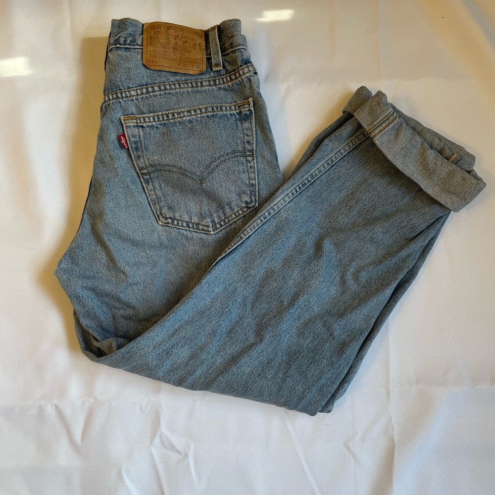 Vintage Denim Levi’s 550’s- size 32 waist, faded denim #levis #vintage